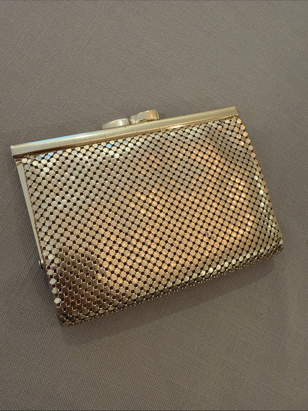Whiting & Davis Gold Mesh wallet
